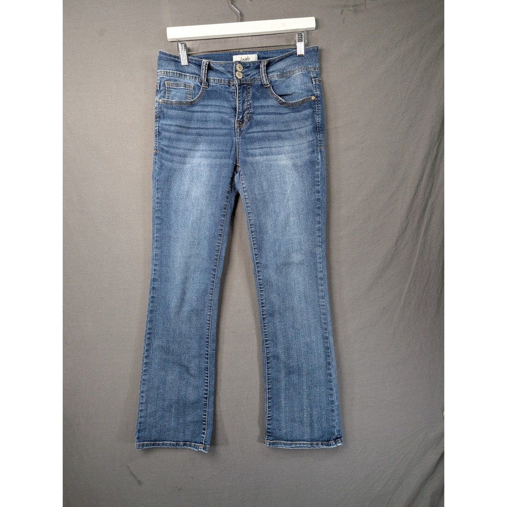 Angels Forever Young Curvy Skinny Jeans Womens 6 Medium Wash Blue Denim 8207